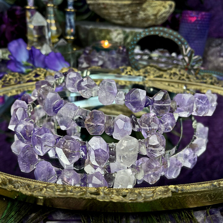 Divine Goddess Amethyst Crown