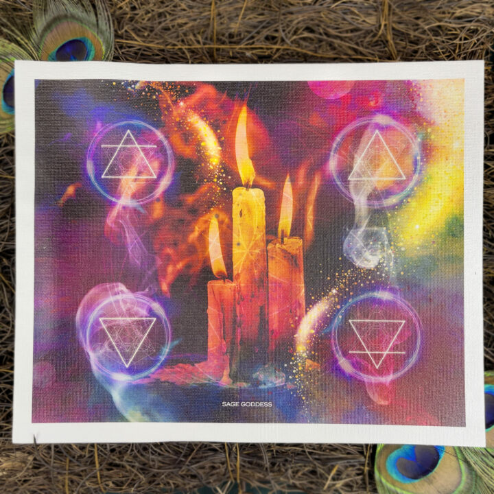 New Moon Divination Magic: Celtic Candle Reading Set