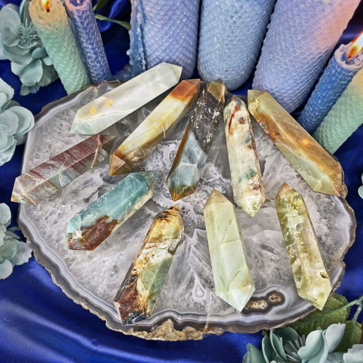 Not Your Mother's Holy Cow Amazonite Double Terminated Wand