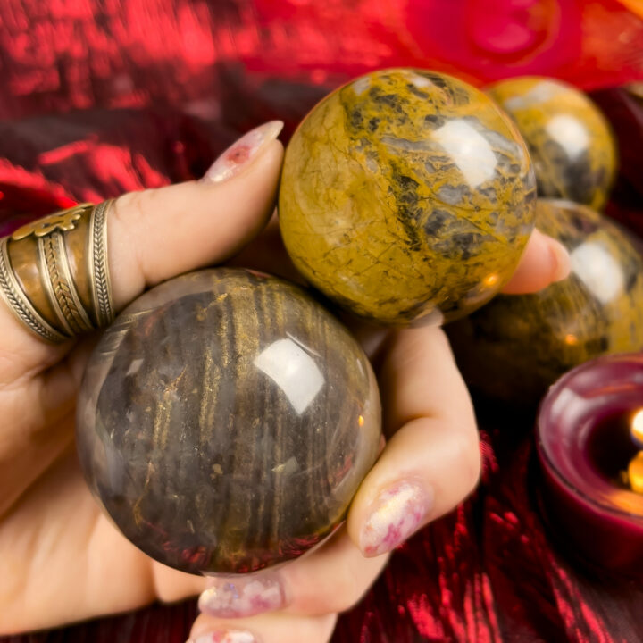 Phoenix Rising Jasper Sphere