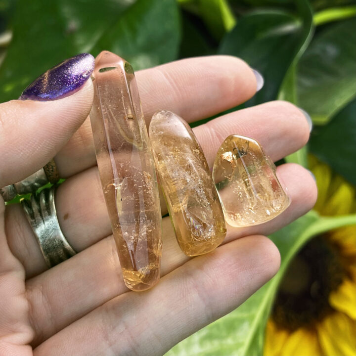 Polished Congo Citrine Crystal