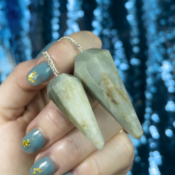 Aquamarine Doors of Perception Pendulum