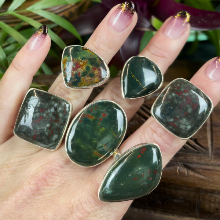 Heal, Rejuvenate, Protect Bloodstone Ring