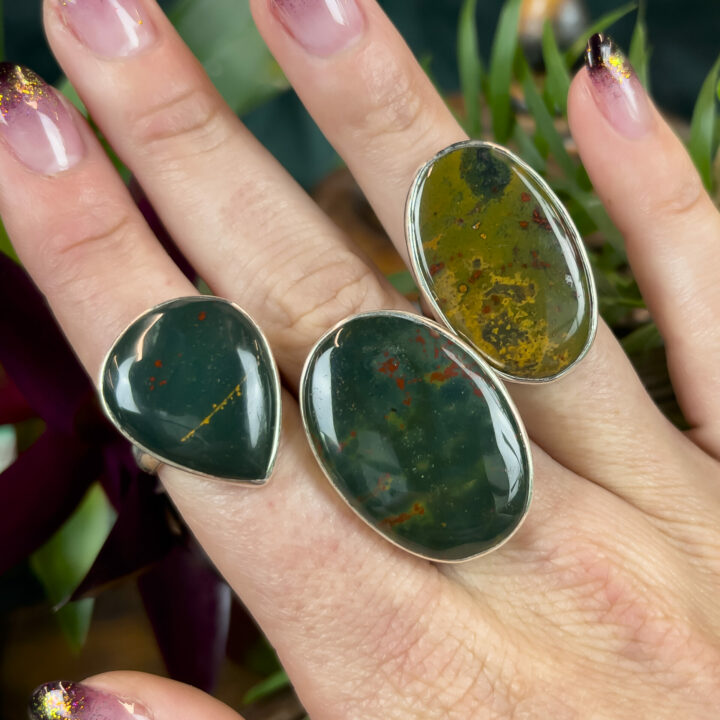 Heal, Rejuvenate, Protect Bloodstone Ring