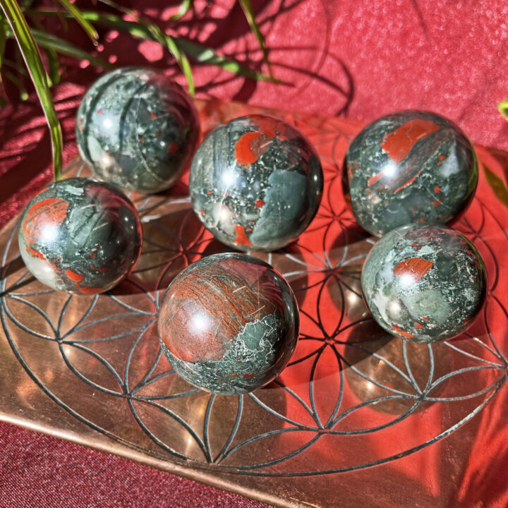 Healing African Bloodstone Sphere