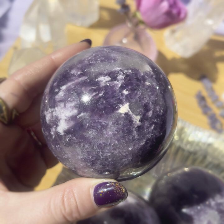 Lepidolite Serenity Sphere