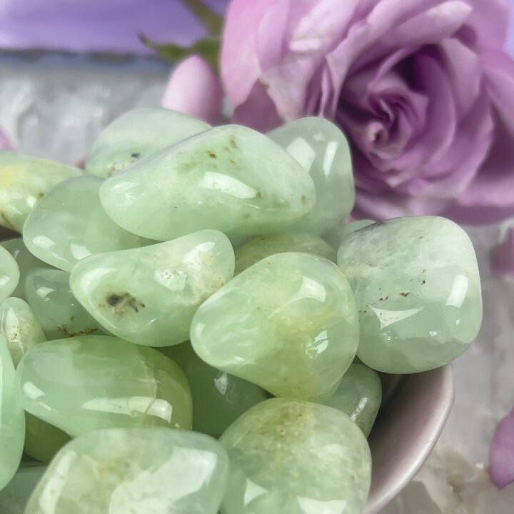 Tumbled Prehnite