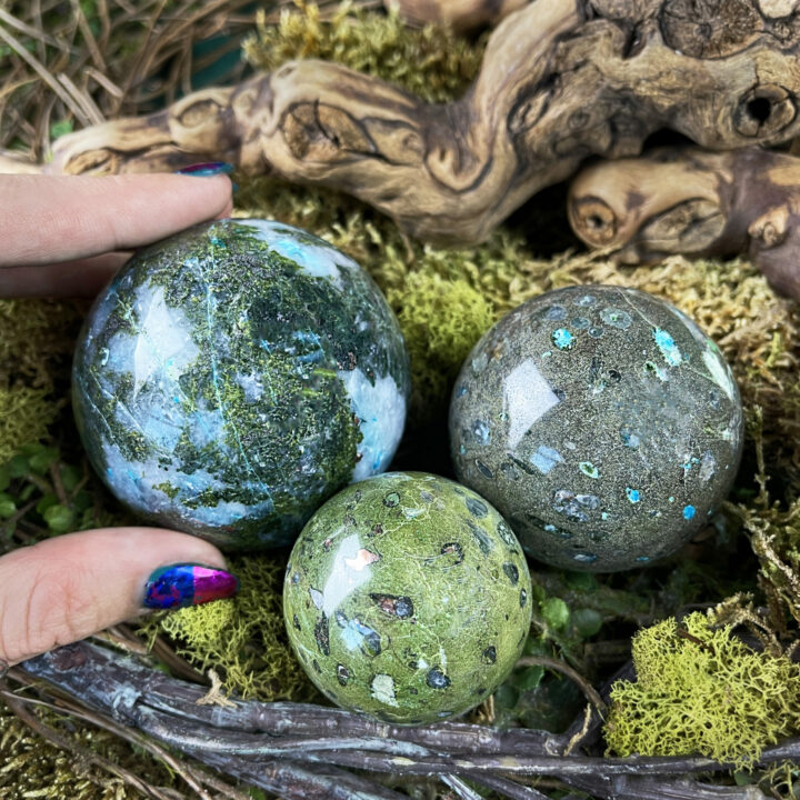 Emotional Healing Compassion Stone Sphere