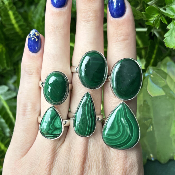 Heal the Goddess Malachite Ring