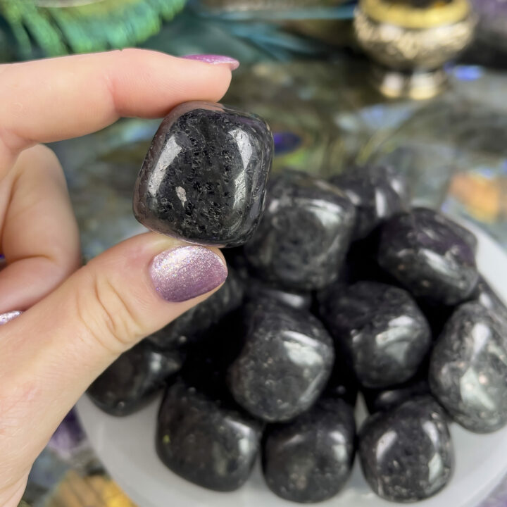 Medium Tumbled Nuummite