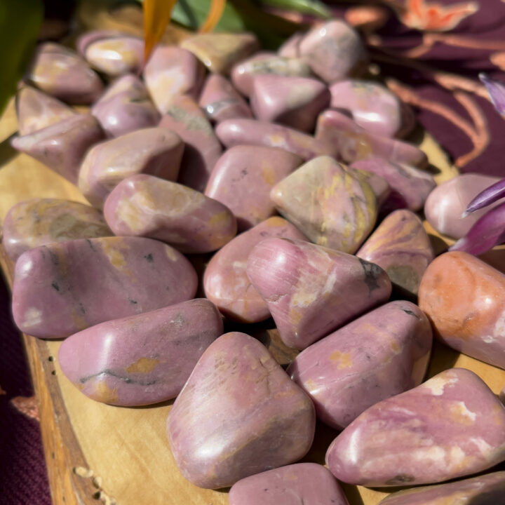 Medium Tumbled Rhodonite from Pakistan