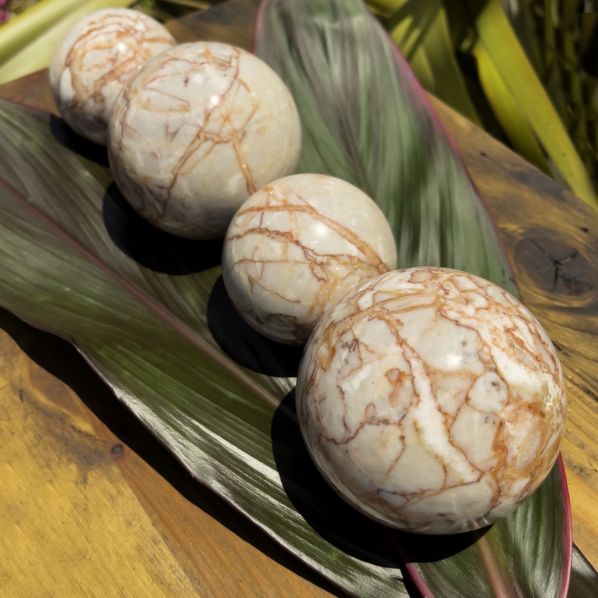 Red Vein Jasper Strength and Courage Sphere