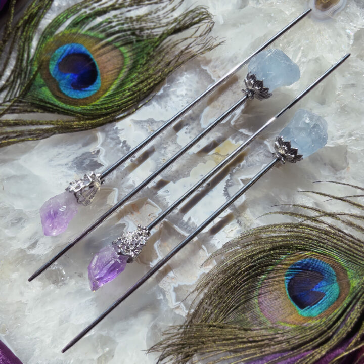 Gemstone Hair Pin