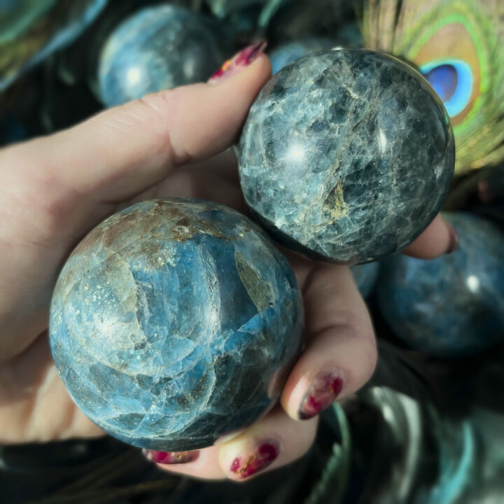 Blue Apatite Spirit Guide Sphere