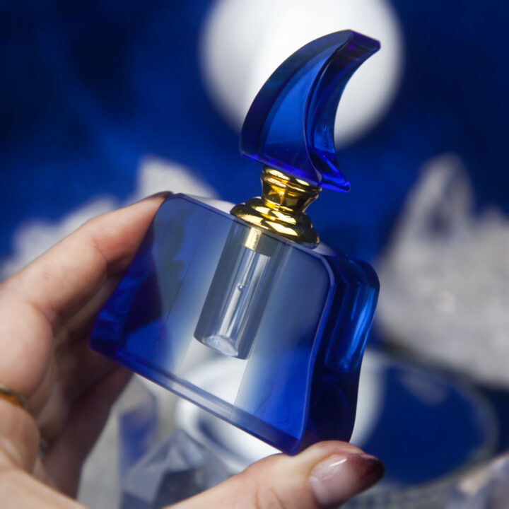 Blue Moon Crystal Perfume Bottle