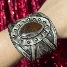 Coprolite Leather Cuff