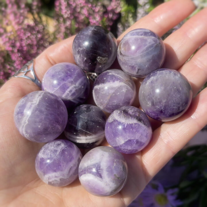 Divine Protection Mini Dream Amethyst Sphere