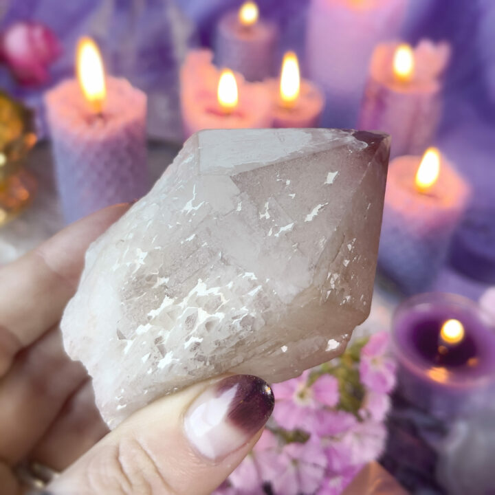 Lightbringer Lithium Candle Quartz Point