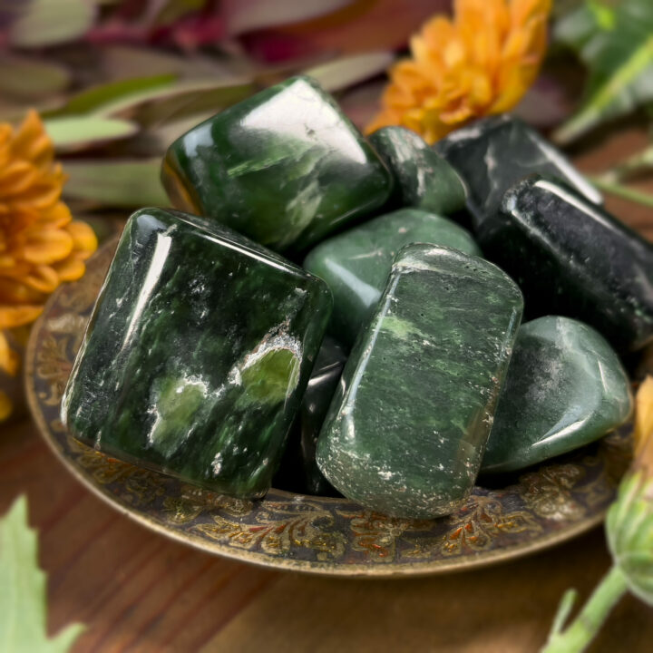 Tumbled Nephrite Jade