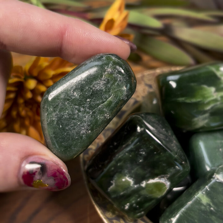 Tumbled Nephrite Jade