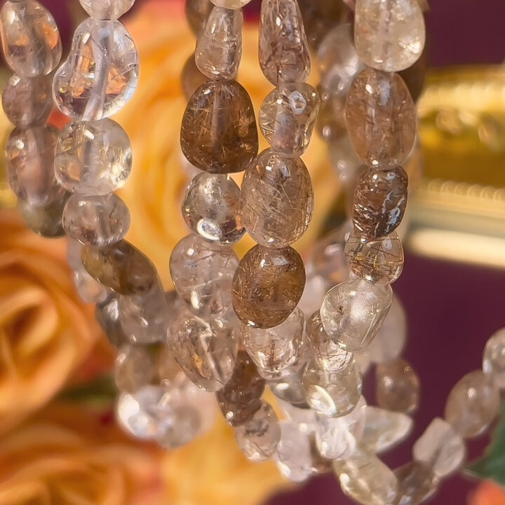 Rutilated Quartz Transformation Bracelet