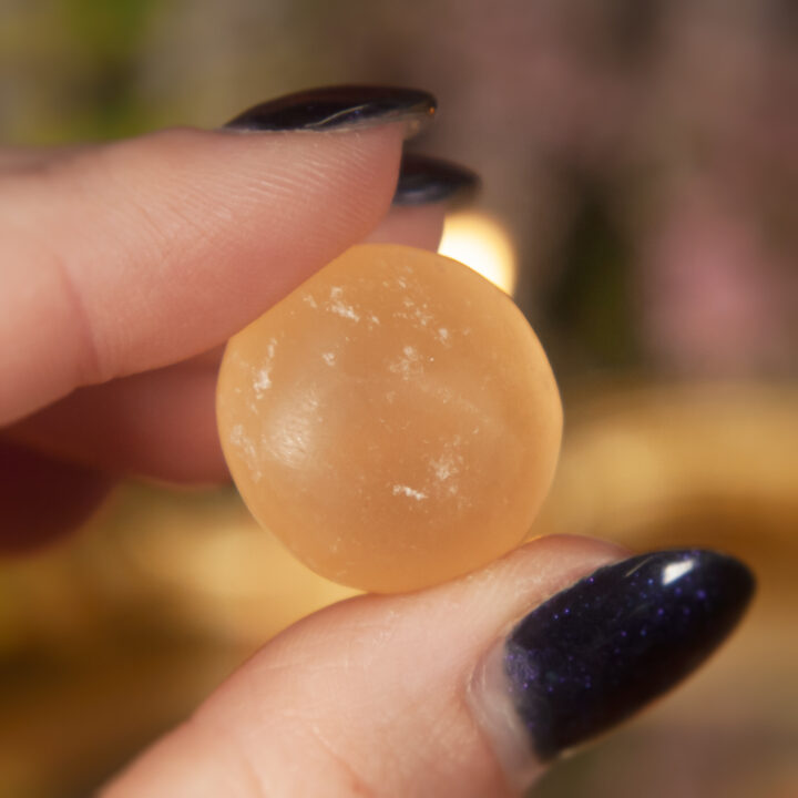 Tumbled Orange Selenite